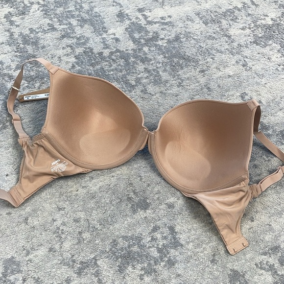 NWT Skims Fits Everybody Push Up Demi Bra Clay Beige 32H - Picture 5 of 7